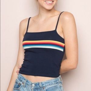 Brandy Melville Faye Rainbow Tank